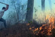 El Gobierno nacional envía equipos y asistencia para combatir los incendios