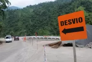 Está cortada la ruta a los Valles en la zona del Fin del Mundo