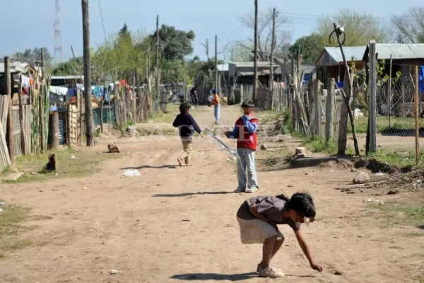 Un 41,5% de chicos pobres e indigentes