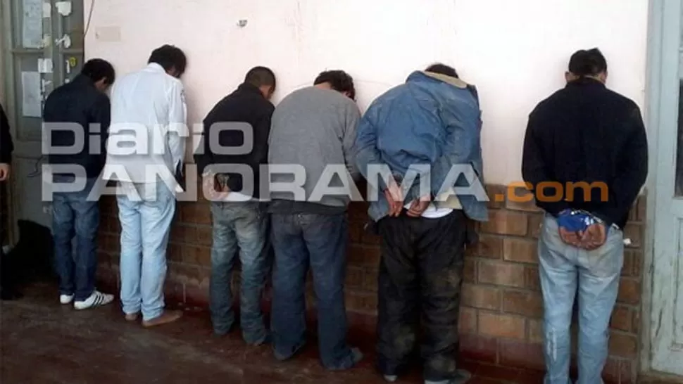 PRESOS. Los detenidos quedaron alojados en la comisaría de Loreto. FOTO TOMADA DE DIARIOPANORAMA.COM