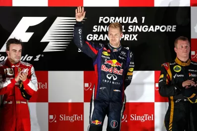 Vettel se llevó el GP de Singapur