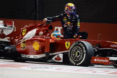 Webber usó de taxi a Alonso