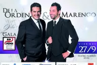 De la Orden y Marengo cantan en un show solidario