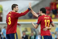 Piqué y Arbeloa se cruzan en Twitter por un polémico penal