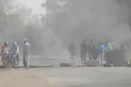 Usurpadores expulsados del predio de San José realizan piquetes en el Camino del Perú