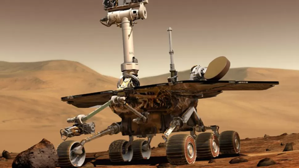 OBJETIVO. El robot Curiosity llegó hace más de un año a Marte para comprobar si existió vida en ese planeta. FOTO TOMADA DE INFOBAE.COM