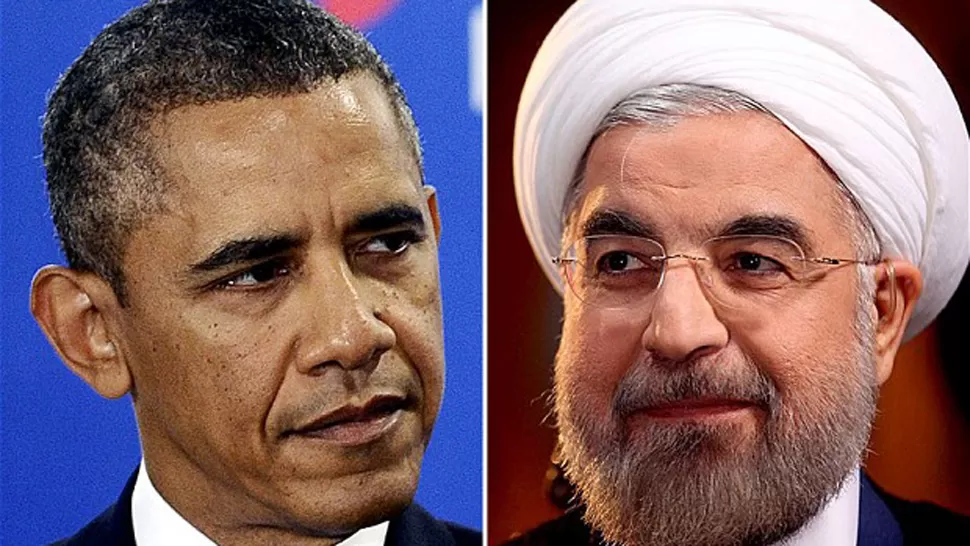POSITIVO. El diálogo entre los líderes Barack Obama y Hassan Rohani distiende las relaciones entre EEUU e Irán. FOTO TOMADA DE TELEGRAPH.CO.UK