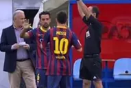 Messi batió otra marca pero se fue lesionado de la cancha
