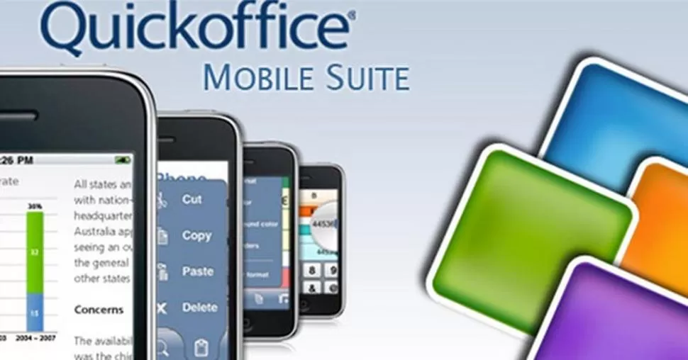 VERSÁTIL. Ahora QuickOffice puede ser utilizado en múltiples plataformas. 