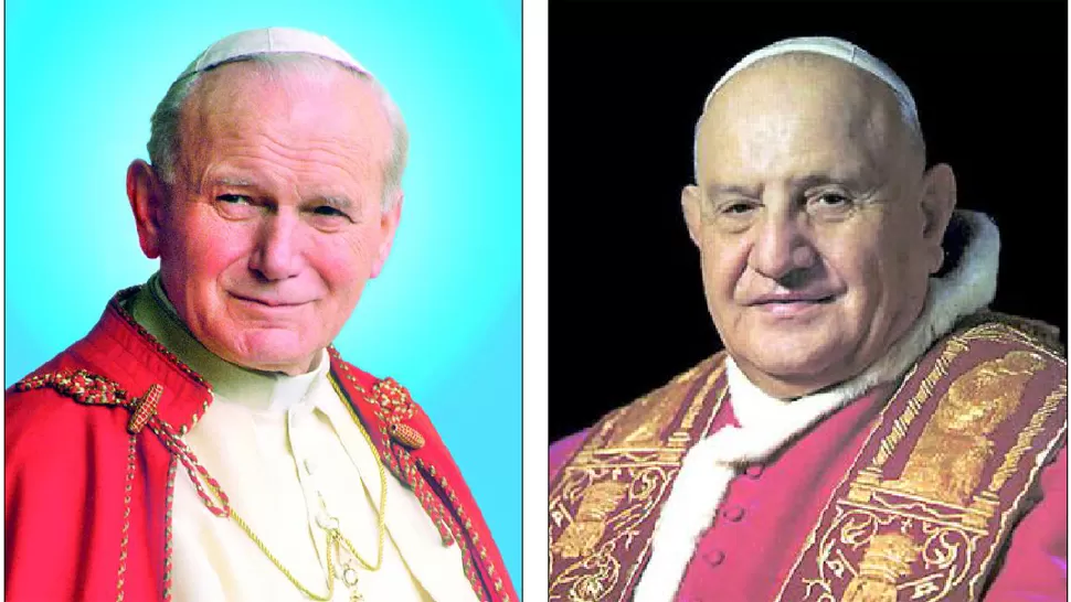 Juan Pablo II y Juan XXIII, santos el mismo día