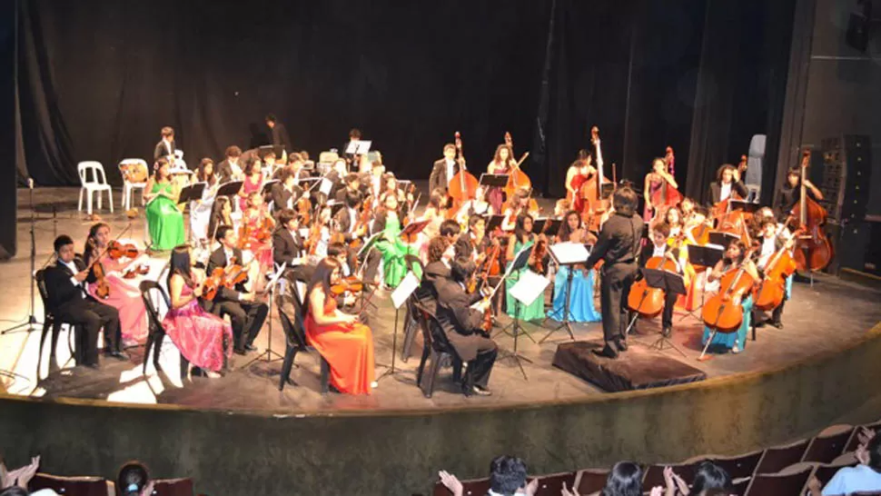 ORGULLO. La Orquesta Infanto Juvenil de Jujuy fue nombrada el año pasado la mejor de su tipo en el país. FOTO ARCHIVO