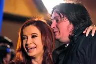 Máximo Kirchner estuvo con su madre en la Fundación Favaloro
