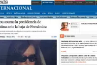 La foto de la Presidenta al ingresar a la clínica dio la vuelta al mundo