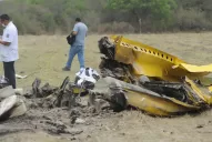 Las fotos de la tragedia aérea con tres muertos que conmueve a Tucumán
