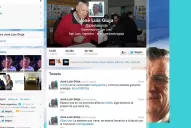 La cuenta de Twitter de Gioja no se enteró de la caída del helicóptero