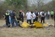 Un grupo de peritos cordobeses analiza los restos de la avioneta