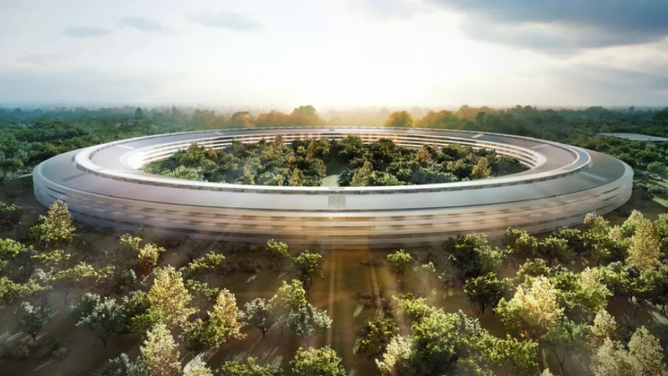 IMPONENTE. Así será la futura sede de Apple. IMAGEN TOMADA DE TIMEPO.MX.COM