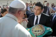 El Papa Francisco recibió a “Maravilla” Martínez