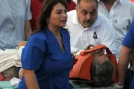 Gioja fue sometido a una traqueotomía y continúa con respirador