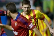 En el regreso de Messi, Barcelona empató sin goles ante Osasuna