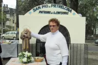 Gracias al padre Pío estoy en la Argentina