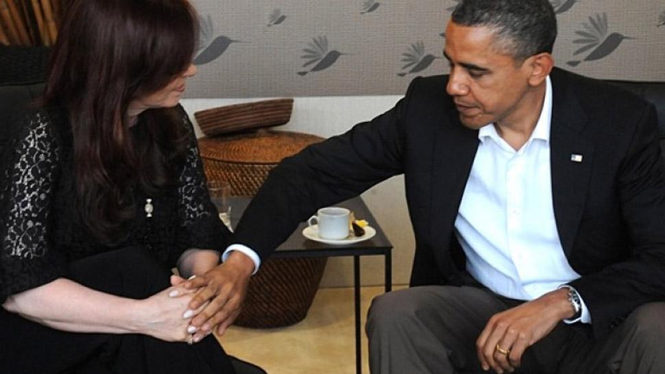 ENCUENTRO. Cristina y Obama se reunieron varias veces a lo largo de sus presidencias. TELAM