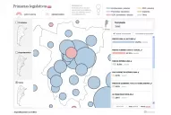 El mapa del interior, tras las PASO, les muestra a los candidatos sus puntos fuertes y débiles