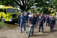 Ellos salvaron el cerro San Javier del fuego