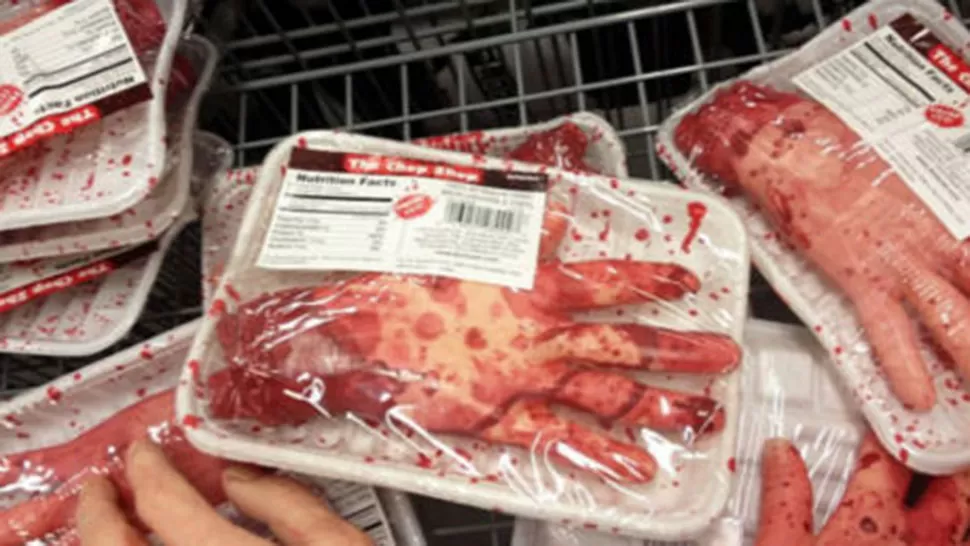 POLEMICO. Los pedazos de carne humana que eran vendidos en el supermercado noruego. FOTO TOMADA DE THELOCAL.NO