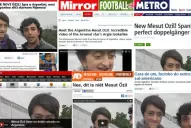 Los diarios del mundo hablan del tucumano parecido a Mesut Özil