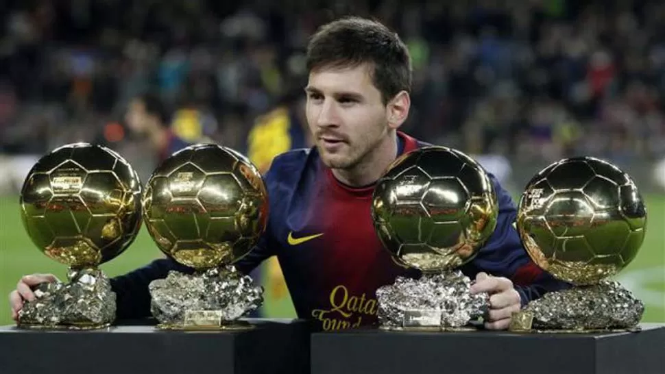 EL MEJOR. Messi ganó cuatro veces el Balón de Oro. FOTO TOMADA DE QUE.ES