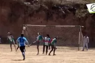 Tapones altos, fútbol femenino en Tafí del Valle