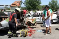 Un niño y un adulto murieron en un terrible choque en la ruta 38