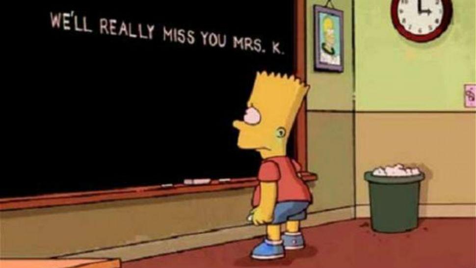 El Homenaje De Los Simpson A La Maestra Krabappel