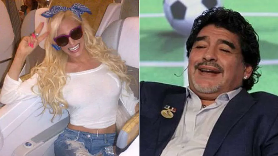 Vicky Xipolitakis viaja a Dubai para la fiesta de Maradona