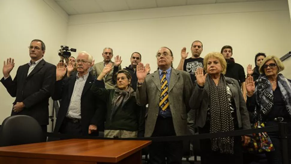 SIMULACRO. En Buenos Aires se hicieron pruebas con jurados, pero aún no se implementó. FOTO DE INFOJUS.COM. 