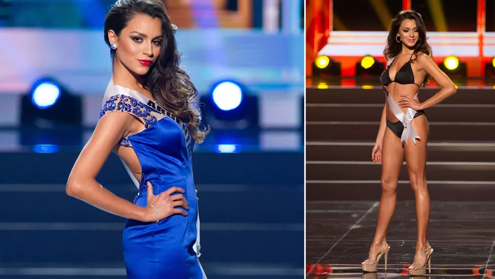 POTENCIAL. La rosarina ganó Miss Universo Argentina con sólo  20 años. REUTERS