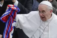 El Papa Francisco chicaneó a un hincha de Boca