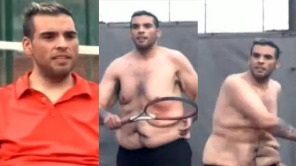 ¿SOBRE EXPUESTO?. Claribel Medina afirma que filmaron a Gastón si remera para demorar que los colgajos duelen y molestan. IMAGEN TOMADA DE LAVOZ.COM.AR