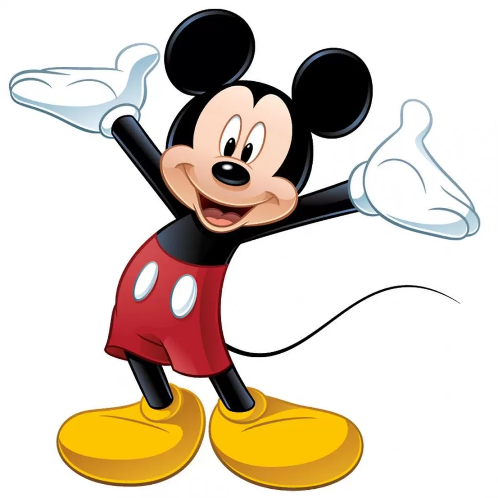 Mickey, que ganó un Oscar en 1942, hoy luce más feliz y relleno. 