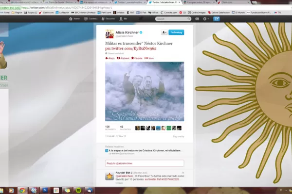 Dirigentes políticos celebraron el Día del Militante en las redes sociales