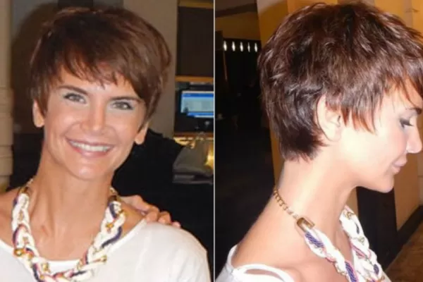 Amalia Granata se animó al cambio de look
