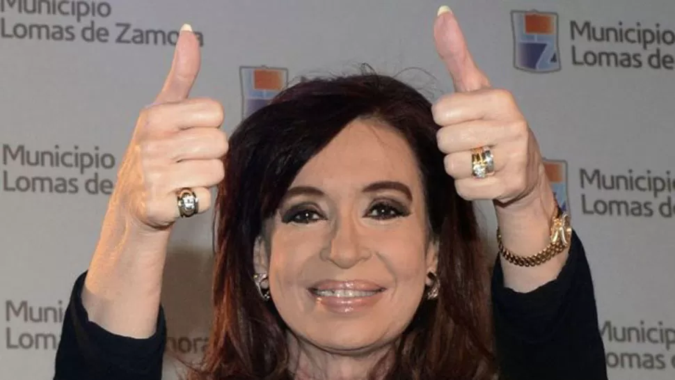PARA MEJOR. El reposo ayudó a que mejore la imagen de Fernández de Kirchner. (ARCHIVO)