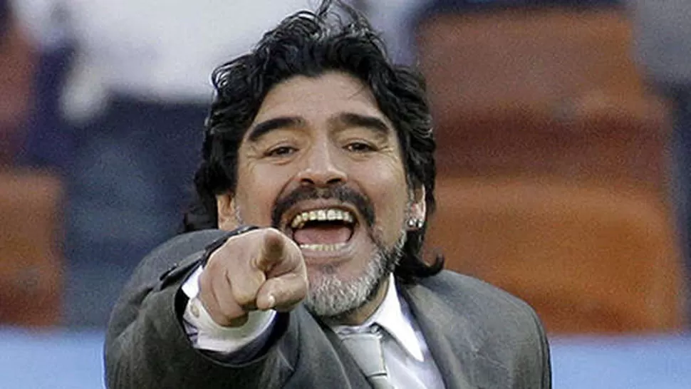 MARGINADO. Maradona se autodefinió como un exiliado del fútbol argentino. FOTO TOMADA DE OLE.COM.AR