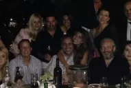 Insaurralde posó junto a Rial en el cumpleaños de La Niña Loly