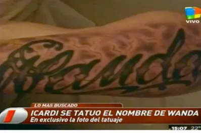 El tatuaje de Mauro Icardi dedicado a Wanda Nara