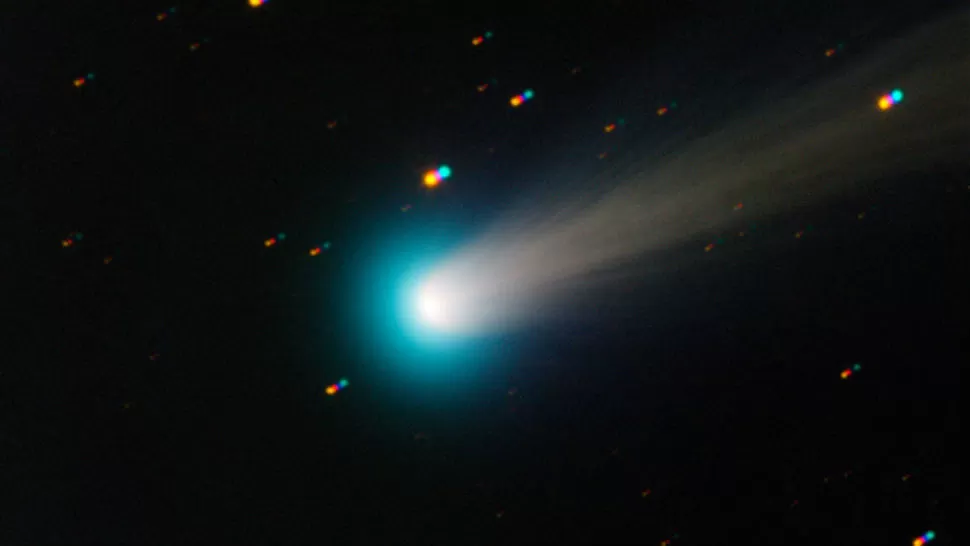 BRILLO. El cometa Ison aumentó su producción de gases. IMAGEN DE ARCHIVO