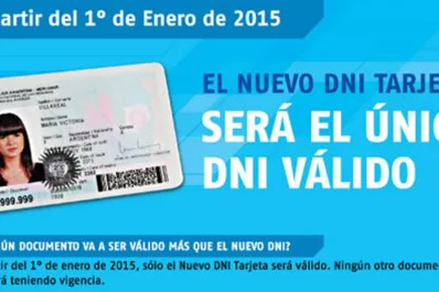 El único documento que estará vigente a partir de 2015 será el DNI tarjeta