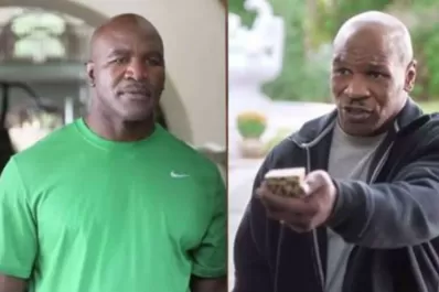 Mike Tyson le devuelve la oreja a Evander Holyfield