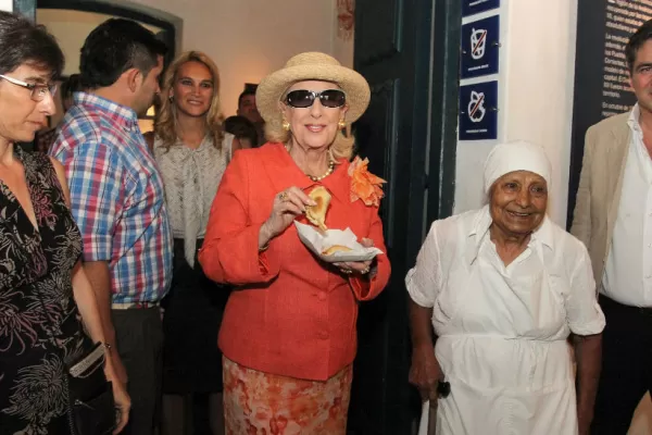 Mirtha Legrand visitó la Casa Histórica y disfrutó de las empanadas